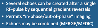 Multi-echo GRE