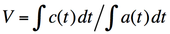 blood volume equation dsc